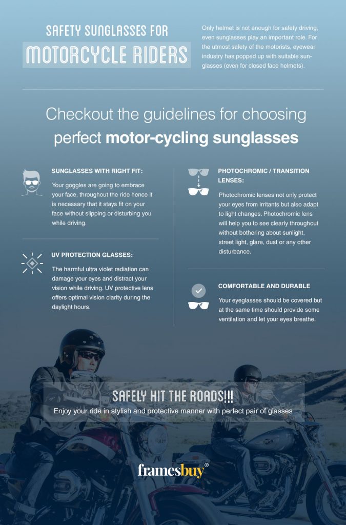 Safety-Sunglasses for Motorcycle Riders