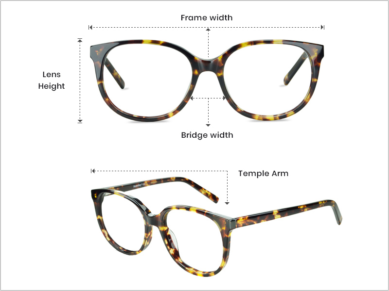 Eyeglasses Frame Measurement