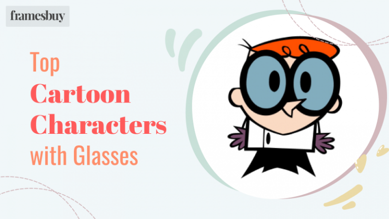 Cartoon characters with glasses