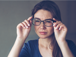 Glasses nose pads leave marks