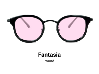 Fantasia - Pink tinted glasses