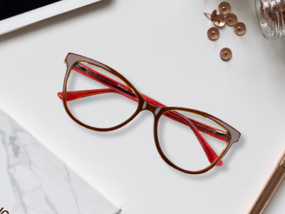 Cat eye glasses frame