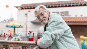 Old man wearing eyeglasses